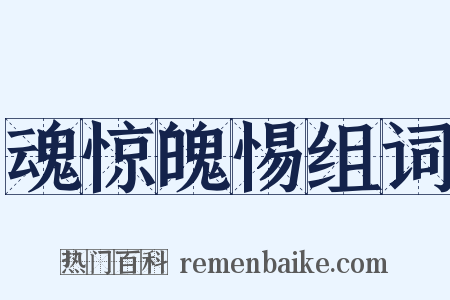 魂惊魄惕组词是什么意思的图片